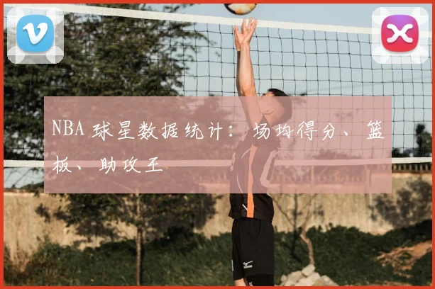 NBA 球星数据统计：场均得分、篮板、助攻王